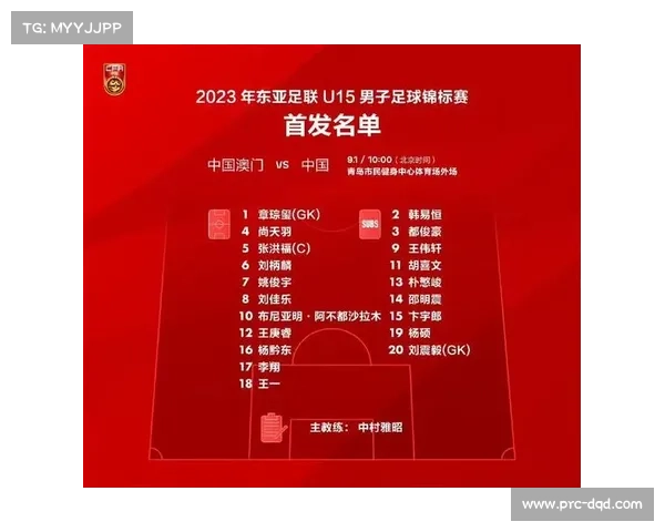 中国澳门队U15小组赛历练，年轻阵容积经验